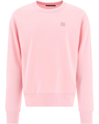 Acne Studios Face Sweatshirt - Pink