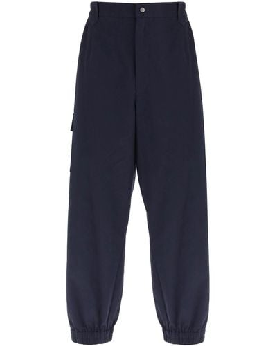 Vivienne Westwood Pantalones de combate de algodón de - Azul