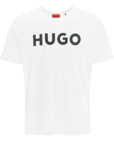HUGO Dulivio Logo T -Shirt - Weiß