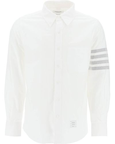 Thom Browne 4 -Bar -Hemd - Weiß