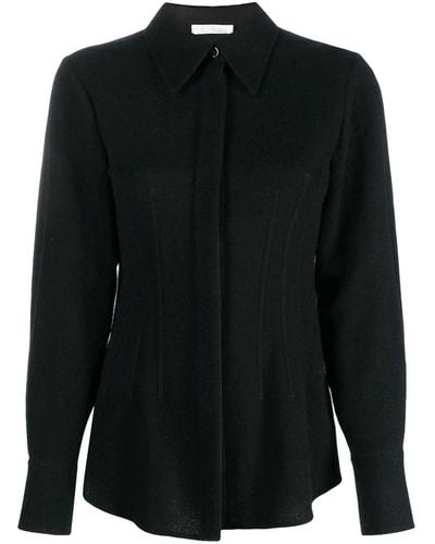 Chloé Gebreid Overhemd - Zwart