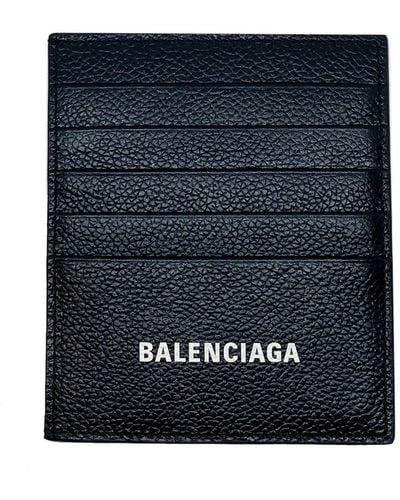 Balenciaga Logo Kaarthouder - Blauw