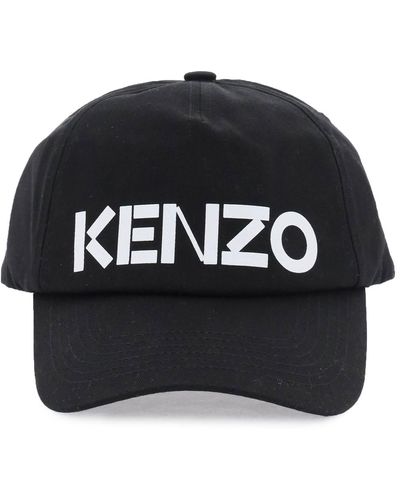 KENZO Logo Baseball Cap - Zwart