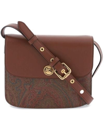 Etro Essential Large Crossbody Bag - Brown