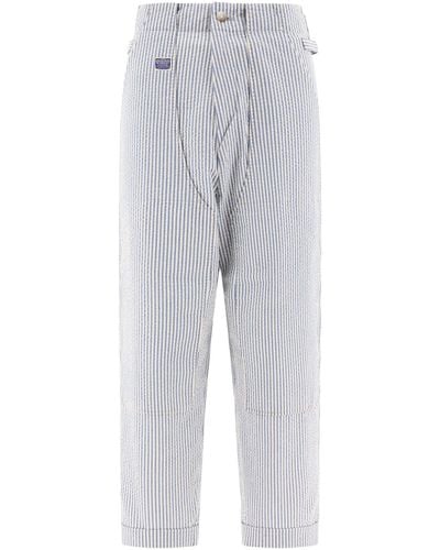 Kapital "Soccer Stripe" Pants - Gray