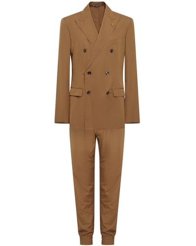 Dolce & Gabbana Suit à deux poitrines - Marron