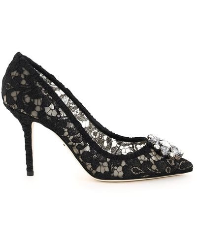 Dolce & Gabbana Zapatos de tacón Bellucci de encaje Charmant de - Negro
