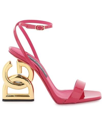 Dolce & Gabbana Dg Pop Heel Sandalen - Roze