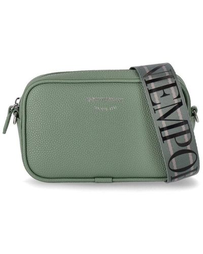 Emporio Armani Camera Bag Sage Green Crossbody Tasche - Grün