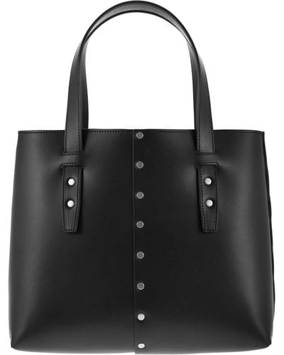Fabiana Filippi Leather y bolsas de bolso con tachuelas - Negro
