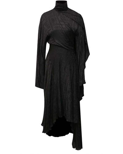Balenciaga Vestido de seda de - Negro
