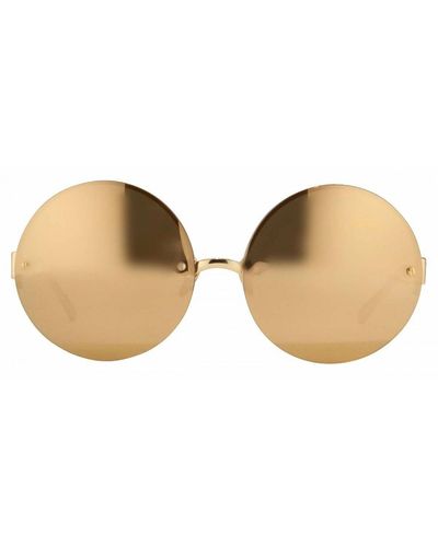 Linda Farrow Luxus -Sonnenbrille - Natur