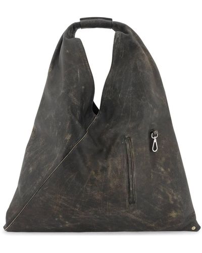 MM6 by Maison Martin Margiela Japanse Medium Tas - Zwart