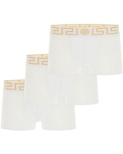 Versace Tri-Pack-Unterhosen - Weiß