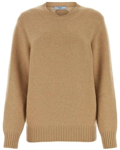 Prada C mero suéter - Neutro