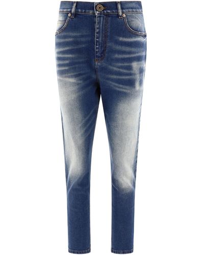 Balmain Slim Jeans - Blauw