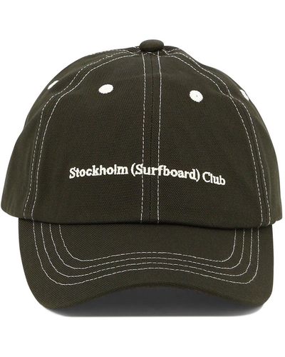 Stockholm Surfboard Club Stockholmer Surfboard Club bestickte Kappe - Grün