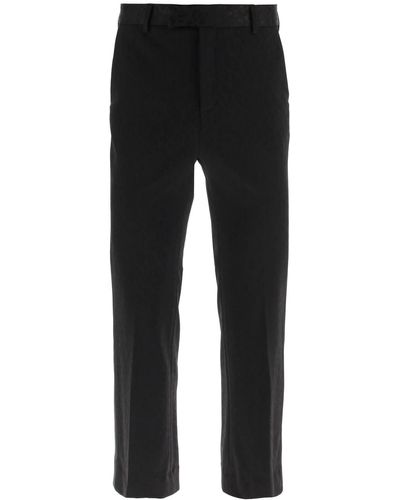 Palm Angels Animalier Jacquard Pants - Negro