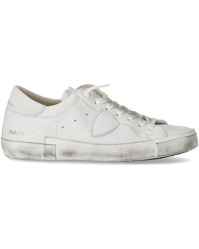 Philippe Model PRSX Low Basic White Sneaker - Weiß