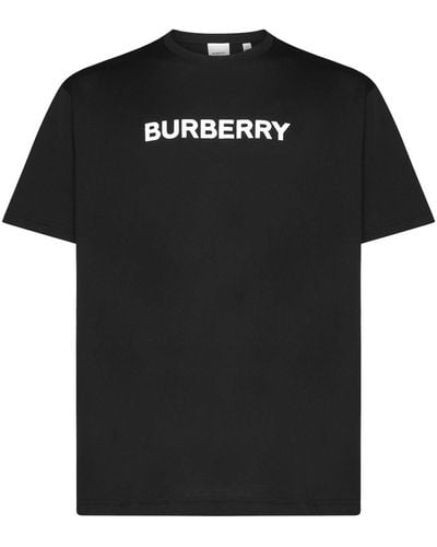 Burberry Harriston Logo T -Shirt - Schwarz