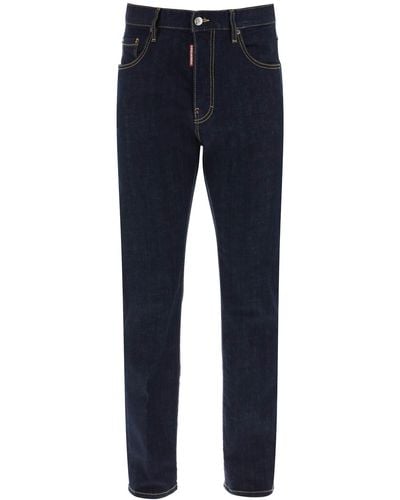 DSquared² 642 Jeans In Donkere Spoelwas - Blauw