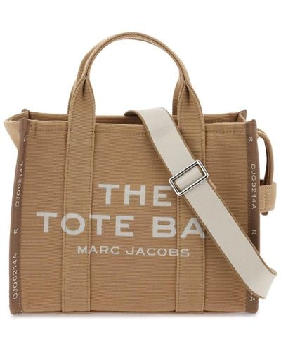 Marc Jacobs Sac The Jacquard Medium Tote Bag - Marron