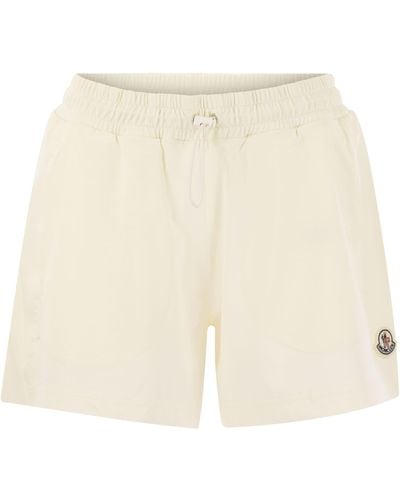 Moncler Jersey Shorts - Naturel