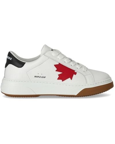 DSquared² Bumper Maple Leaf Sneaker - White