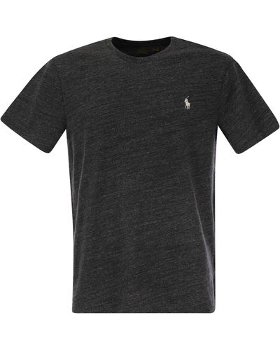 Polo Ralph Lauren Slim Fit Jersey T -Shirt - Schwarz