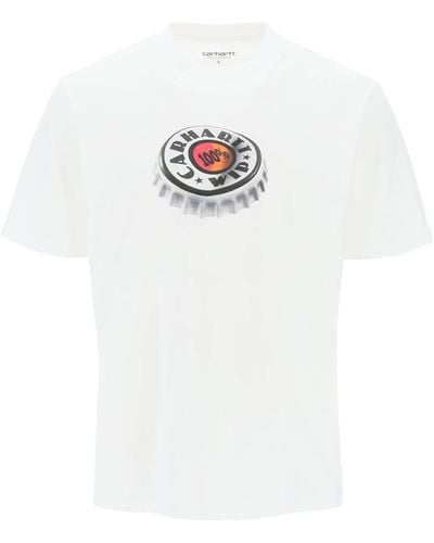 Carhartt "T -Shirt -Flaschenkappe" - Weiß