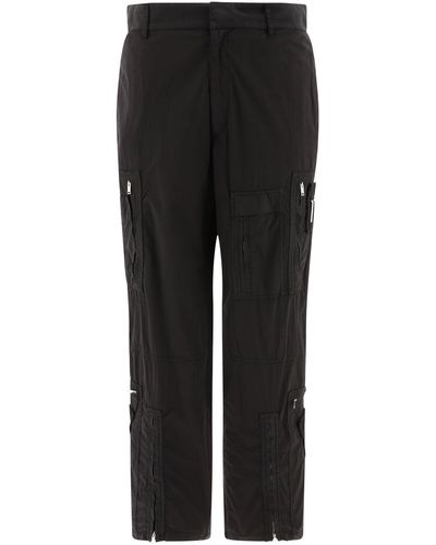 Givenchy Poplinerhose Mit Mehrfarbigen Taschen - Zwart