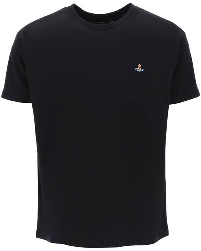 Vivienne Westwood Spray orb clásica camiseta - Negro