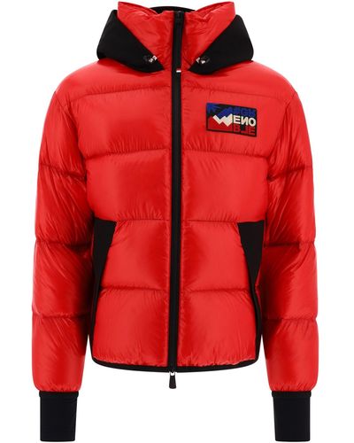 3 MONCLER GRENOBLE Giacca Marcassin Down - Rosso