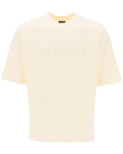 Jacquemus Typo T -Shirt - Natur