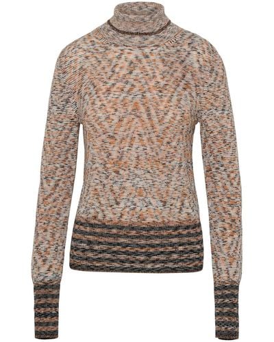 Missoni Wool Melange Turtleneck Sweater - Multicolor