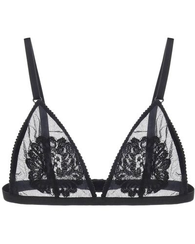 Dolce & Gabbana Soft Cup Triangle Bra para mujeres - Negro
