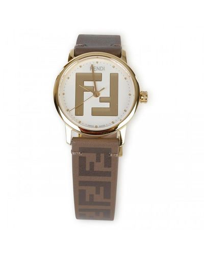 Fendi Ff Steel Watches - Metallic