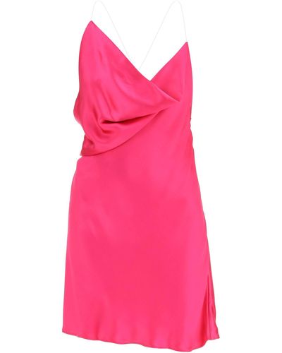 Y. Project Slip-Kleid aus Satin - Pink