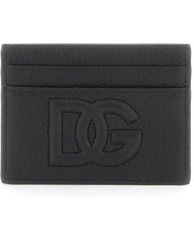 Dolce & Gabbana Cardholder con logo DG - Nero