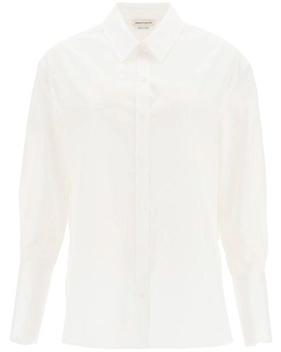 Alexander McQueen Cotton Shirt - Weiß