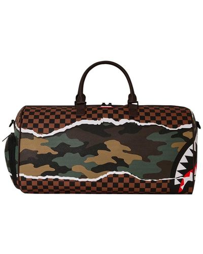 Sprayground Tear it up camo reisetasche - Schwarz