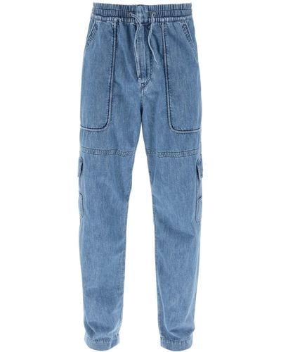 Isabel Marant Jeans de carga ligera Vanni - Azul