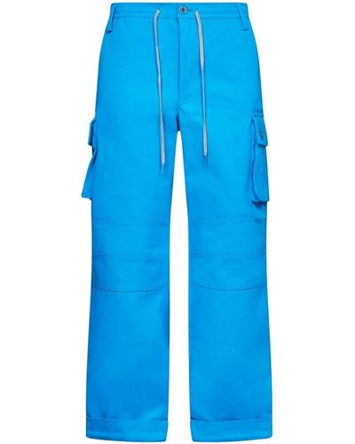Jacquemus Pantalon de coton Giardino - Bleu