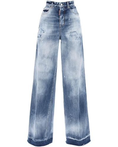 DSquared² Jeans de voyageurs dans les Everglades léger Wash - Bleu