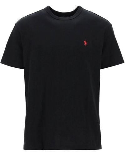Polo Ralph Lauren Classic Fit T -shirt In Solid Jersey - Zwart