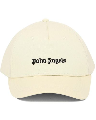 Palm Angels "classic Logo" Cap - Naturel
