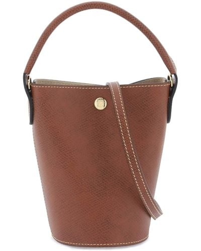 Longchamp Épure XS Eimerbeutel - Braun