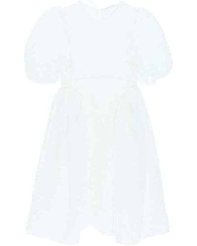 Cecilie Bahnsen Robe de 'Fonda' - Blanc