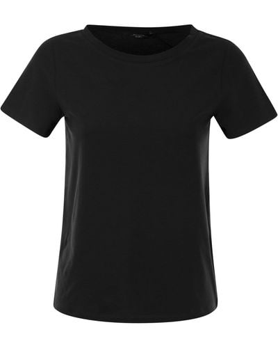 Weekend by Maxmara Multif Jersey T Shirt - Negro
