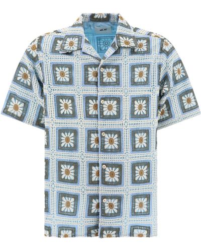 NN07 "Julio Crochet" Shirt - Blue